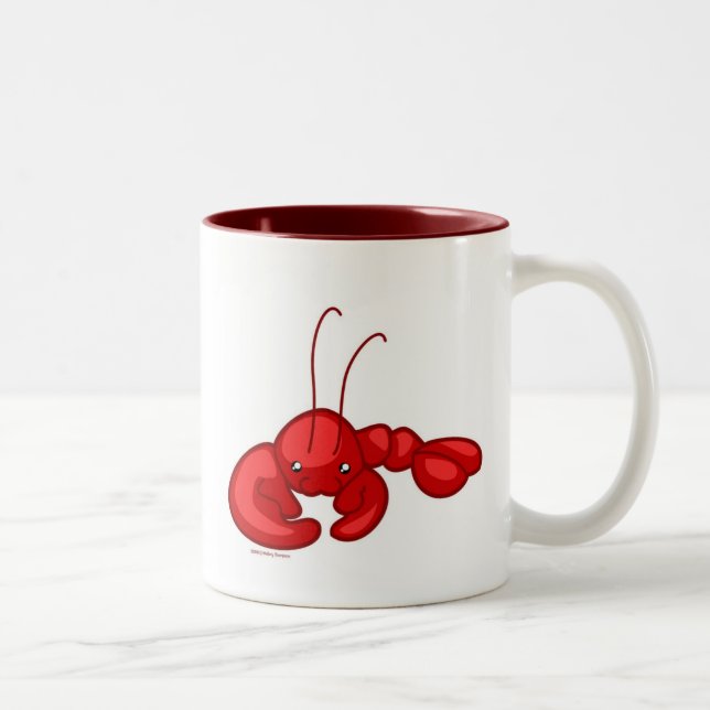 Lobster Two-Tone Coffee Mug (Right)