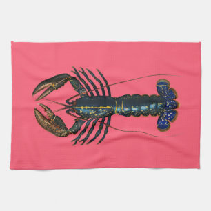 Lobster - Vintage design Kitchen Towel