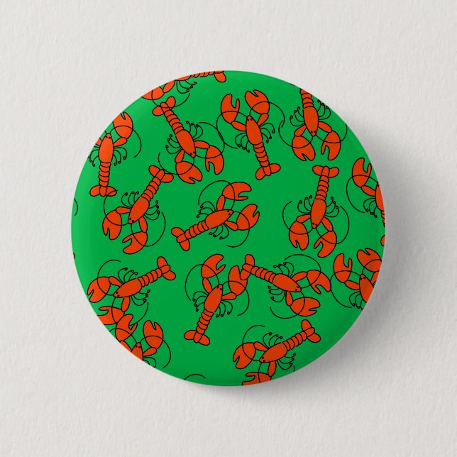 Lobster Wallpaper 2 Inch Round Button (Front)