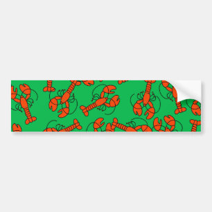 Lobster Wallpaper Bumper Sticker