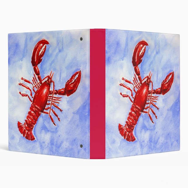 Lobster Watercolor Binder (Background)