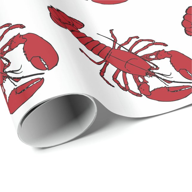 Lobster Wrapping Paper (Roll Corner)