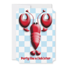 Lobsterfest Lobsterbake Cute Red Lobster Heart