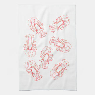 Lobsters Galore Tea Serviette