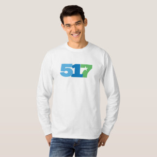 Local 317 area code custom Lansing, MI t-shirt