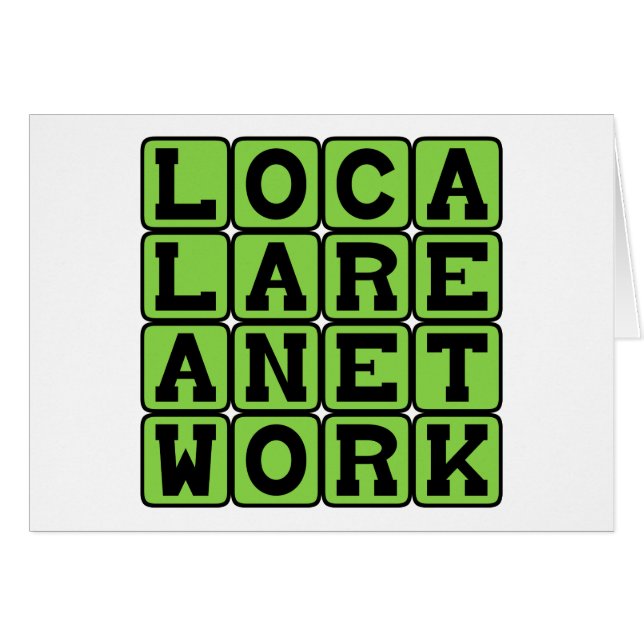 Local Area Network, LAN Networking (Front Horizontal)