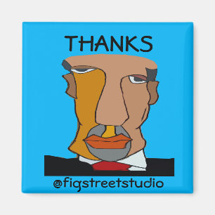 Local Artist, Thanks, edit text Magnet