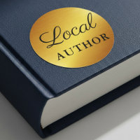 Local Author Writer Book Promo Gold B