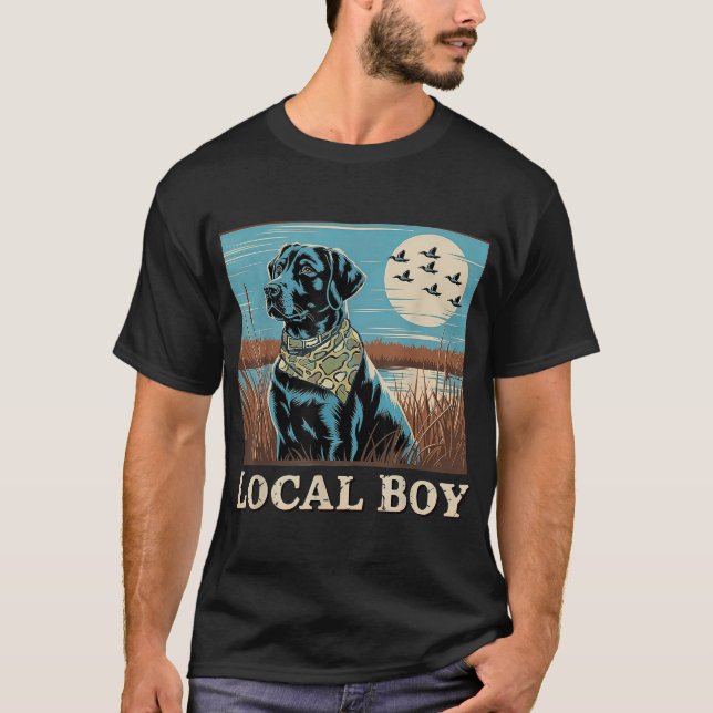 Local Boy Black T-Shirt (Front)