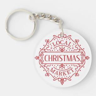 Local Christmas market Keychain