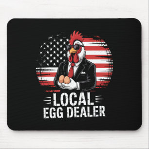Local Egg Dealer Roster Easter Funny Chicken Farme Mouse Pad