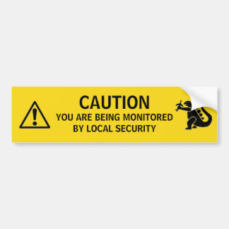 Local Security Bumper Sticker