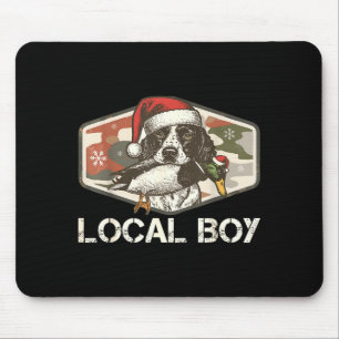 Local Southern Boy Duck Hunting Black Lab Outdoor Mouse Pad