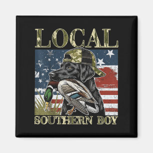 Local Southern Duck Hunting Dog Black Lab Outdoor  Magnet