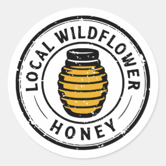Local Wildflower Honey Sticker