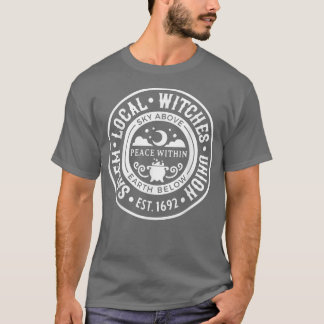 Local Witches Union Salem Women Witch Funny Hallow T-Shirt