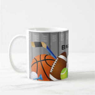 Localisateur sportif Conception de salle Café Mug