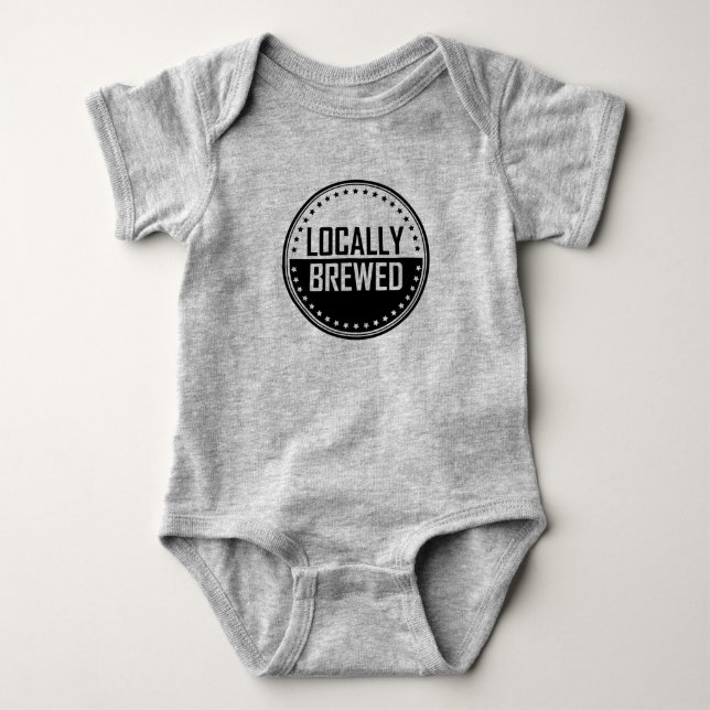 Locally Brewed Baby Bodysuit (Front)