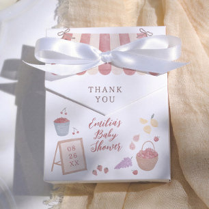 Locally Grown Baby Baby Shower Thank You Favor Box