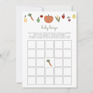 Locally Grown Baby Bingo Baby Shower Game