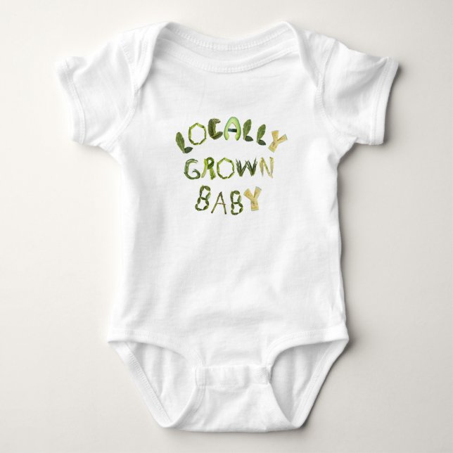 Locally Grown Baby Bodysuit (Front)