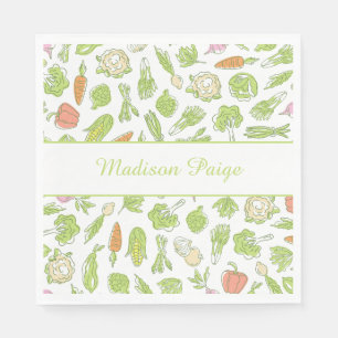 Locally Grown Baby Is On The Way Baby Shower Napkin