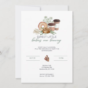 Locally Grown Baby on the Way - Vegetables - Green Invitation