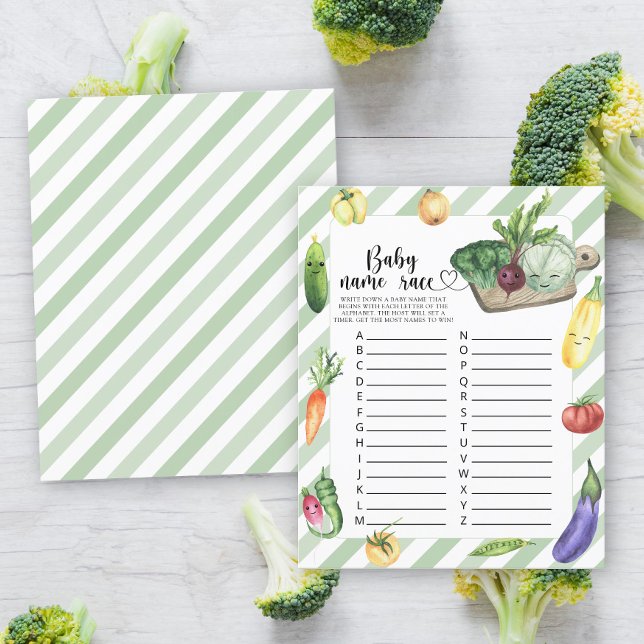 Locally grown baby shower - Baby name race game (Creator Uploaded)