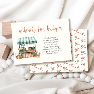 Locally Grown Baby Shower Books for Baby Enclosure Card