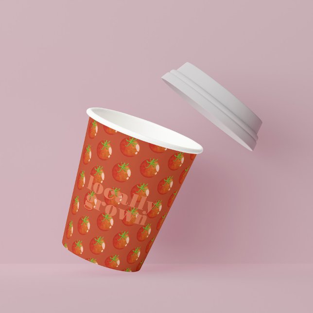 Locally Grown Baby Shower | Colorblock BOLD Paper Cups (Creator Uploaded)