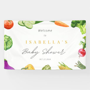 Locally Grown Baby Shower Farmers Market Banner