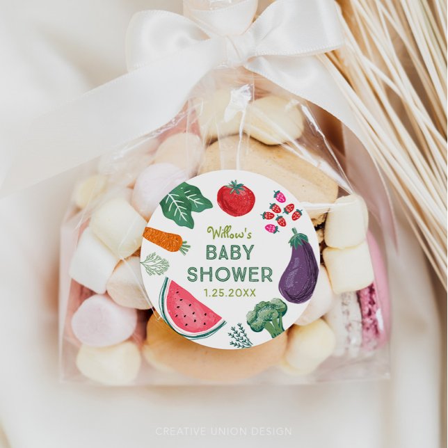 Locally Grown Baby Shower Favour Stickers (Creator Uploaded)