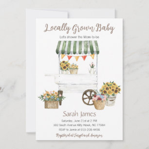 Locally Grown Baby Shower Invitation