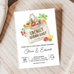 Locally Grown Baby Shower Invitation<br><div class="desc">Welcome your little one with our heartwarming Farmers Baby Shower Invitation Printable. Personalize to share the joy with your loved ones!

BS956</div>