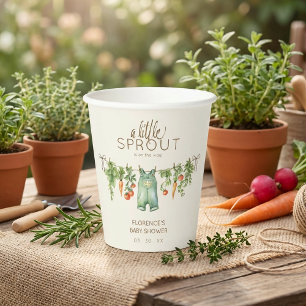 Locally Grown Baby Shower Party Paper Cups