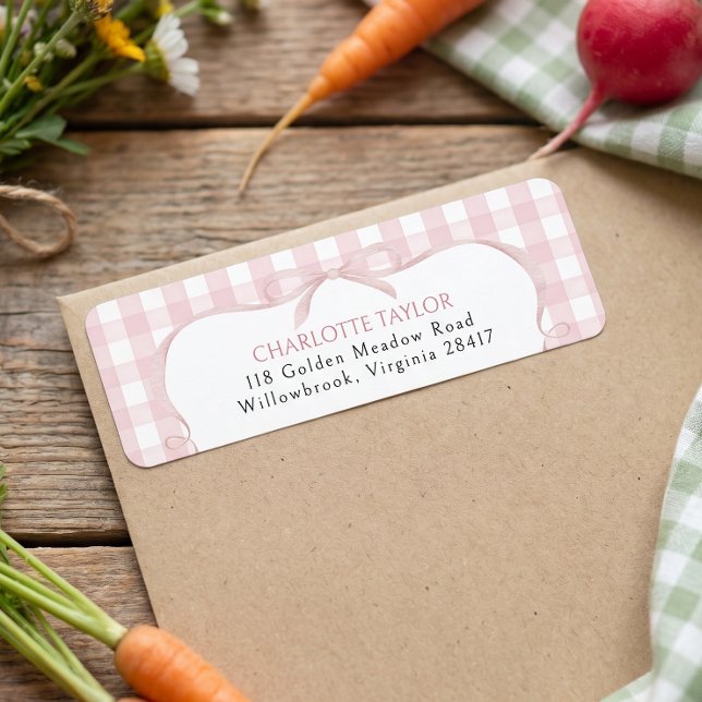 Locally Grown Baby Shower Return Address (Creator Uploaded)