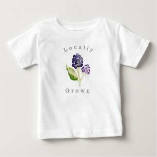 Locally Grown Blackberry Duo Organic Fruit Baby T-Shirt