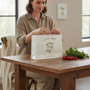 Locally Grown Botanical Baby Shower Gift Bag