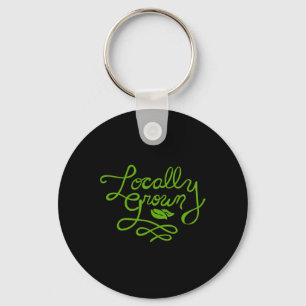 Locally Grown Earth Day Keychain