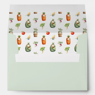 Locally Grown Envelope Return Address Vegetables