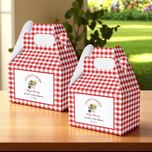 Locally Grown Farmers Market Baby Shower Favor Box