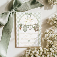 Locally Grown Farmer's Market Baby Shower