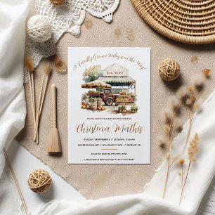 Locally Grown, Farmer's Market Baby Shower Invitation