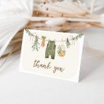 Locally Grown Farmer's Market Baby Shower Thank You Card<br><div class="desc">Locally Grown Farmer's Market Baby Shower Thank You Card</div>