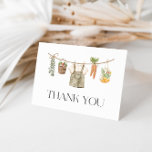 Locally Grown Farmers Market Baby Shower Thank You Card<br><div class="desc">Locally Grown Farmers Market Baby Shower Thank You Card
This lovely baby shower thank you card features hand painted clipart with modern typography. This Locally Grown theme is perfect for any season,  a perfect way to celebrate the upcoming arrival of your little one.</div>