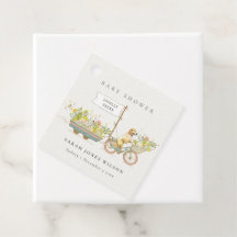 Locally Grown Golden Retriever Floral Baby Shower