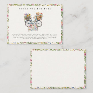 Locally Grown & Loved Book For Baby Baby Shower Enclosure Card