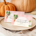 Locally grown pink vegetables diaper raffle ticket