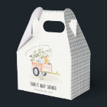 Locally Grown Pumpkin Cart Watercolor Baby Shower Favor Box<br><div class="desc">Locally Grown Autumn Pumpkin Cart Watercolor Baby Shower Theme Collection</div>
