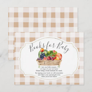 Locally Grown Veggies Farmer Market Books For Baby Postcard